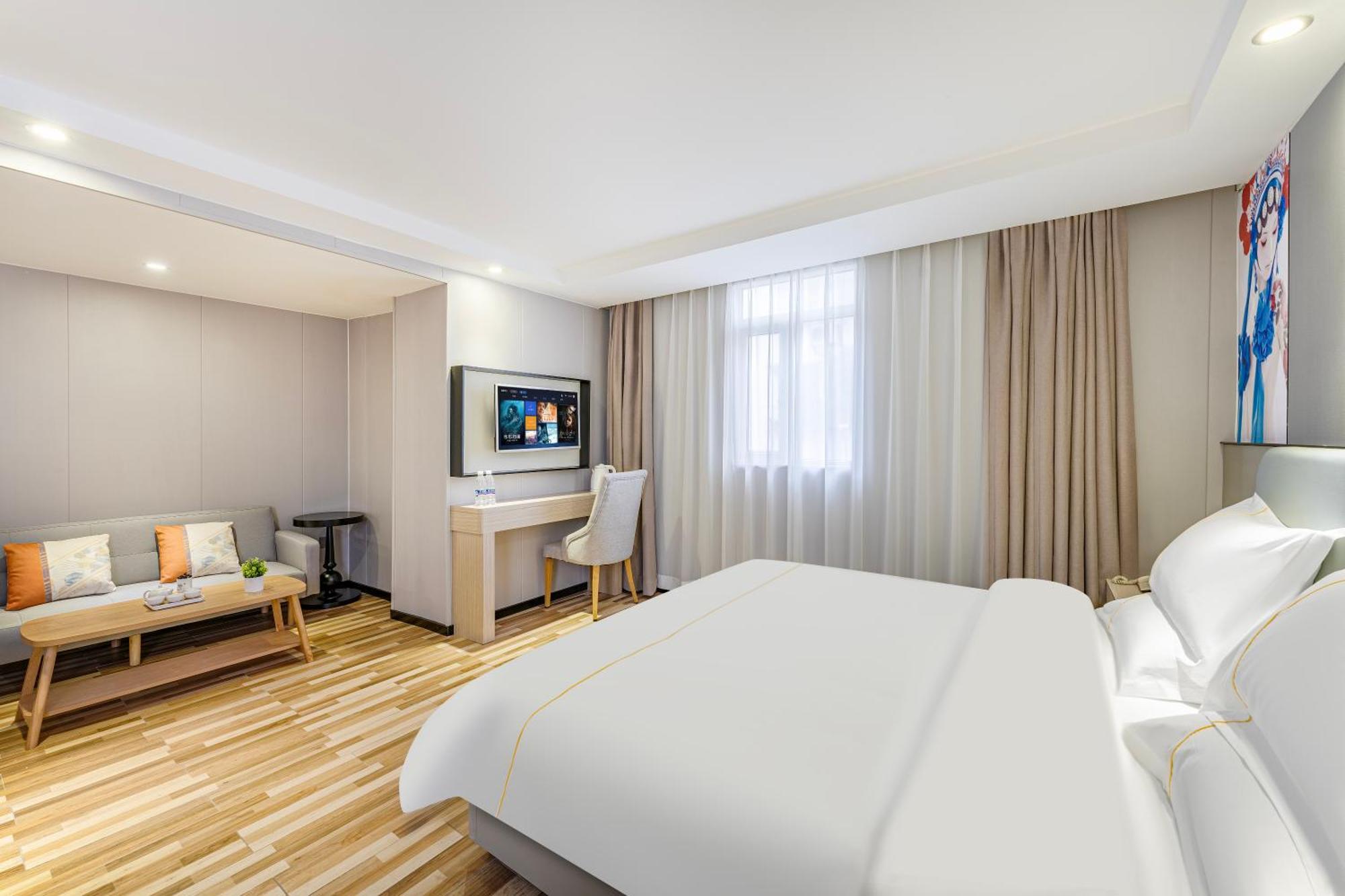 逸米酒店 -西村地铁站 Guangzhou Exteriör bild