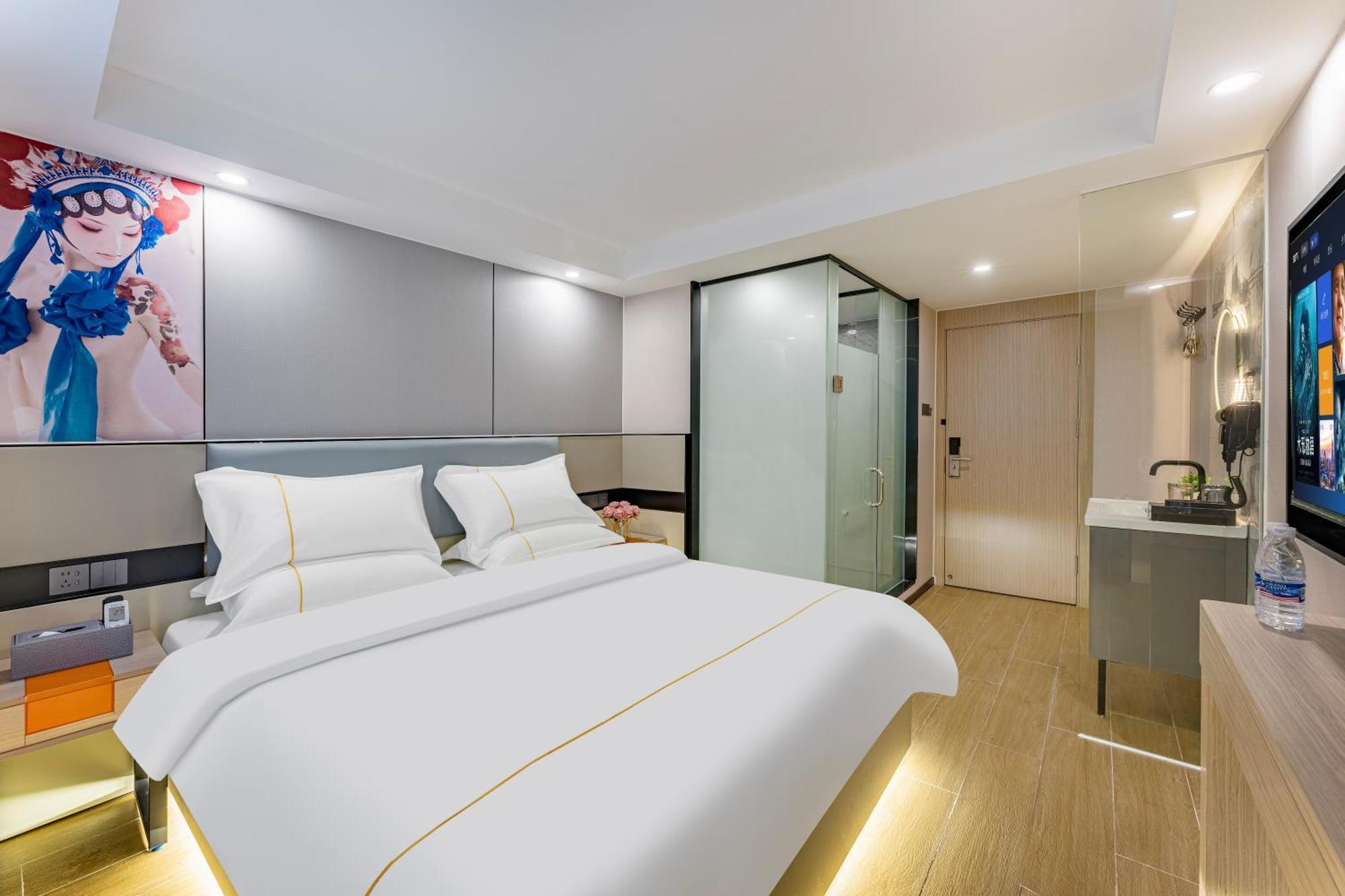 逸米酒店 -西村地铁站 Guangzhou Exteriör bild