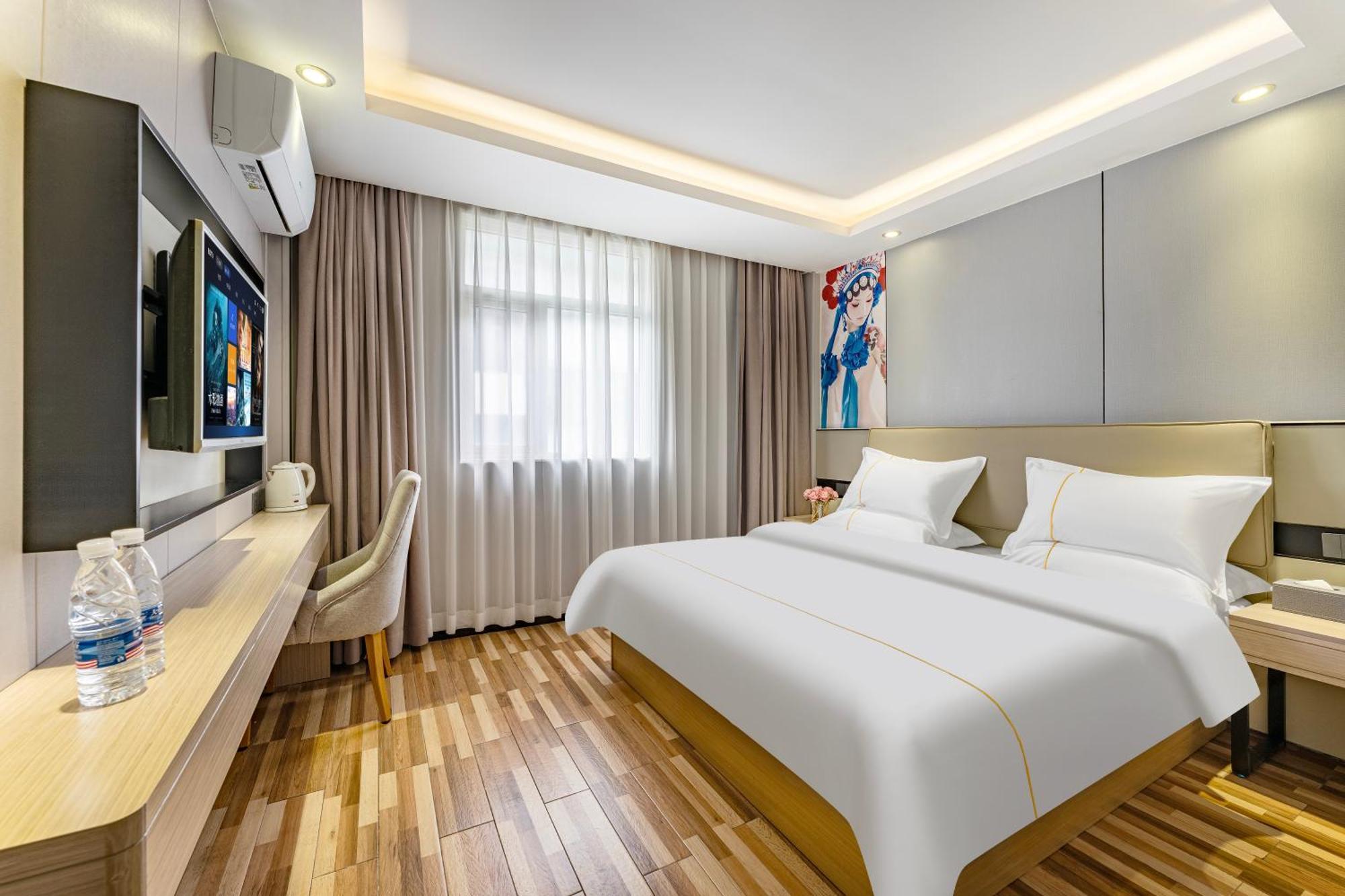 逸米酒店 -西村地铁站 Guangzhou Exteriör bild